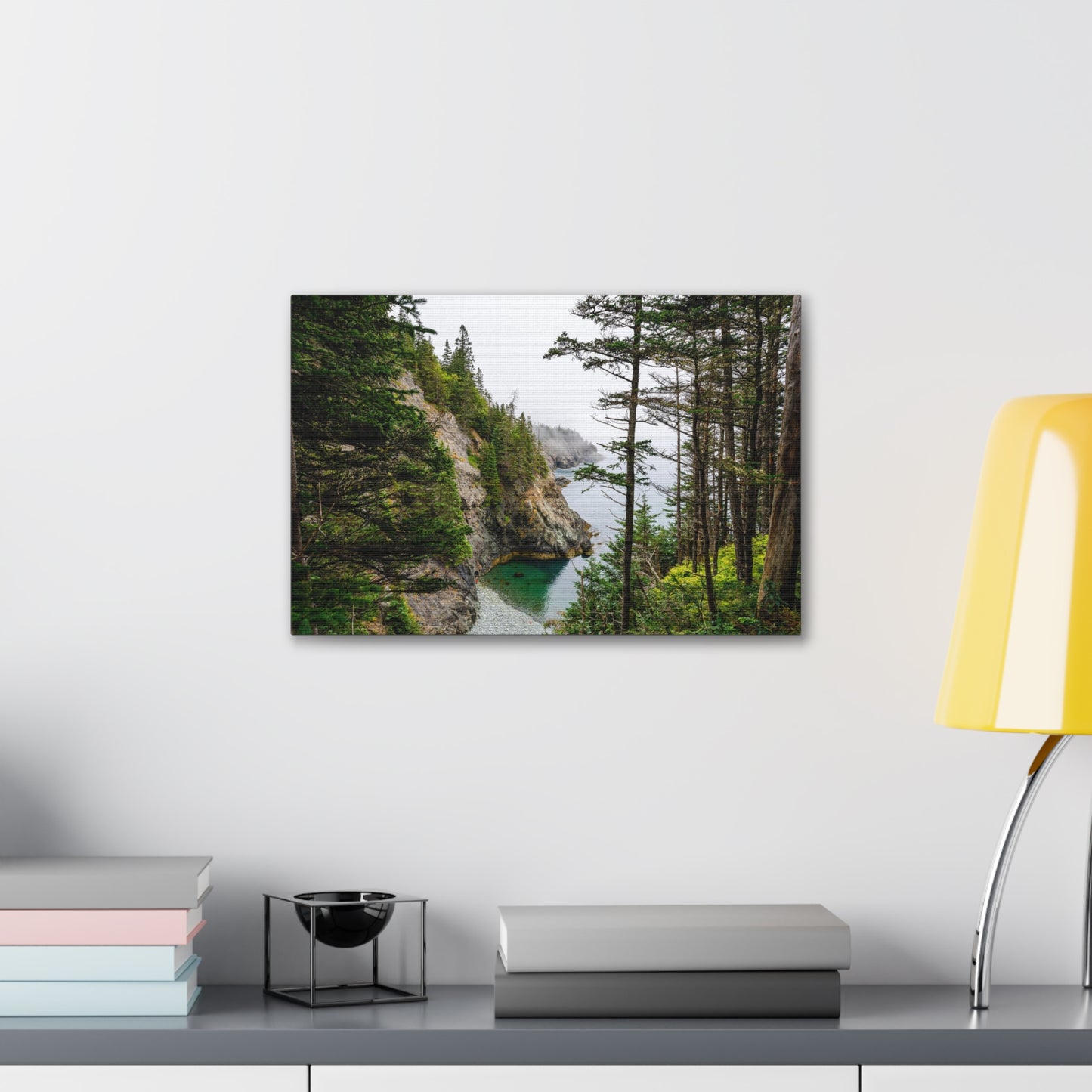 Bold Cliffs of Maine Canvas Gallery Wraps