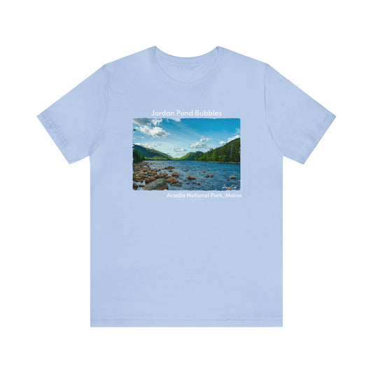 Jordan Pond Bubbles Unisex Jersey Short Sleeve Tee