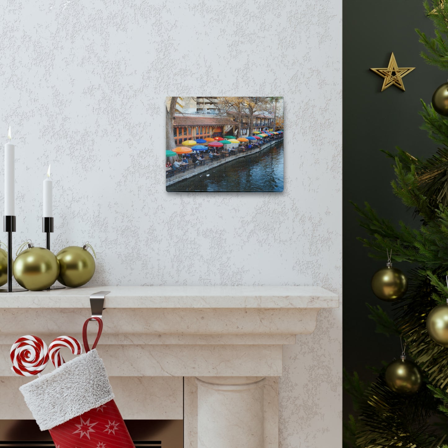 Umbrellas of Casa Rio-Canvas Gallery Wraps