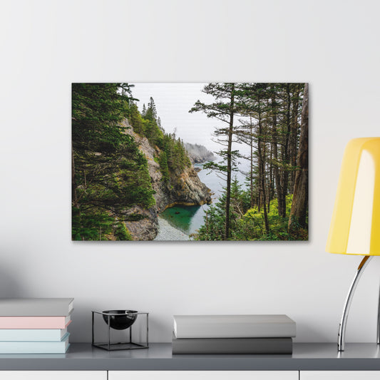 Bold Cliffs of Maine Canvas Gallery Wraps