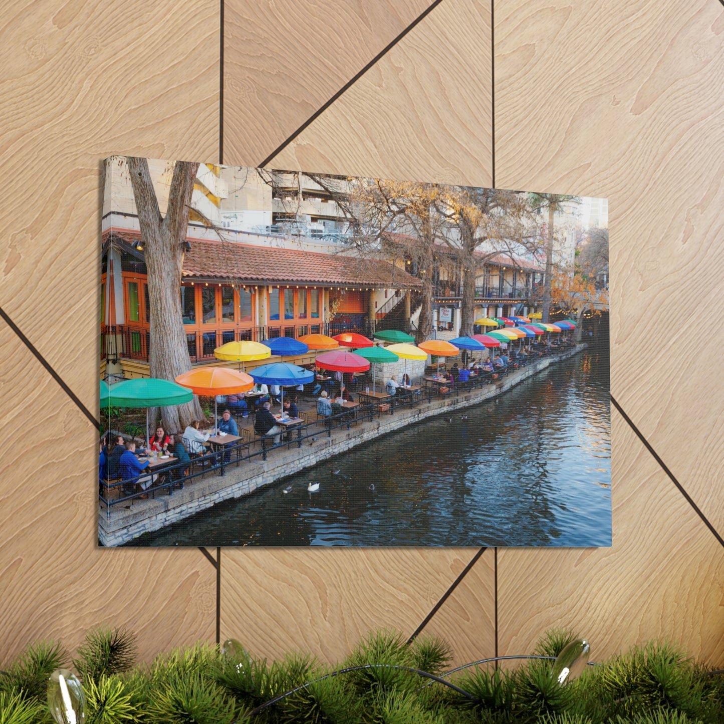 Umbrellas of Casa Rio-Canvas Gallery Wraps