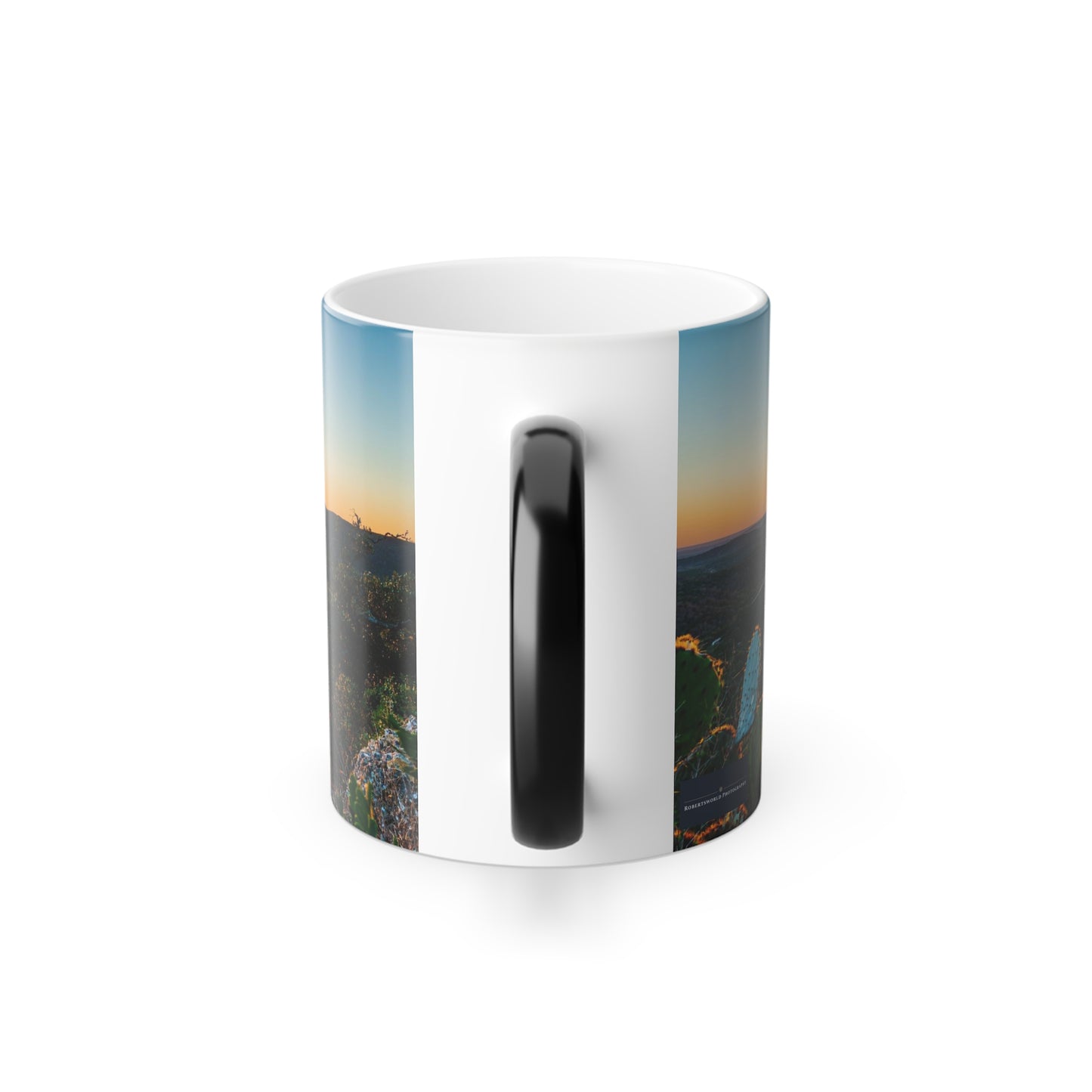 Hill Country Sunset Mug Color Morphing Mug, 11oz