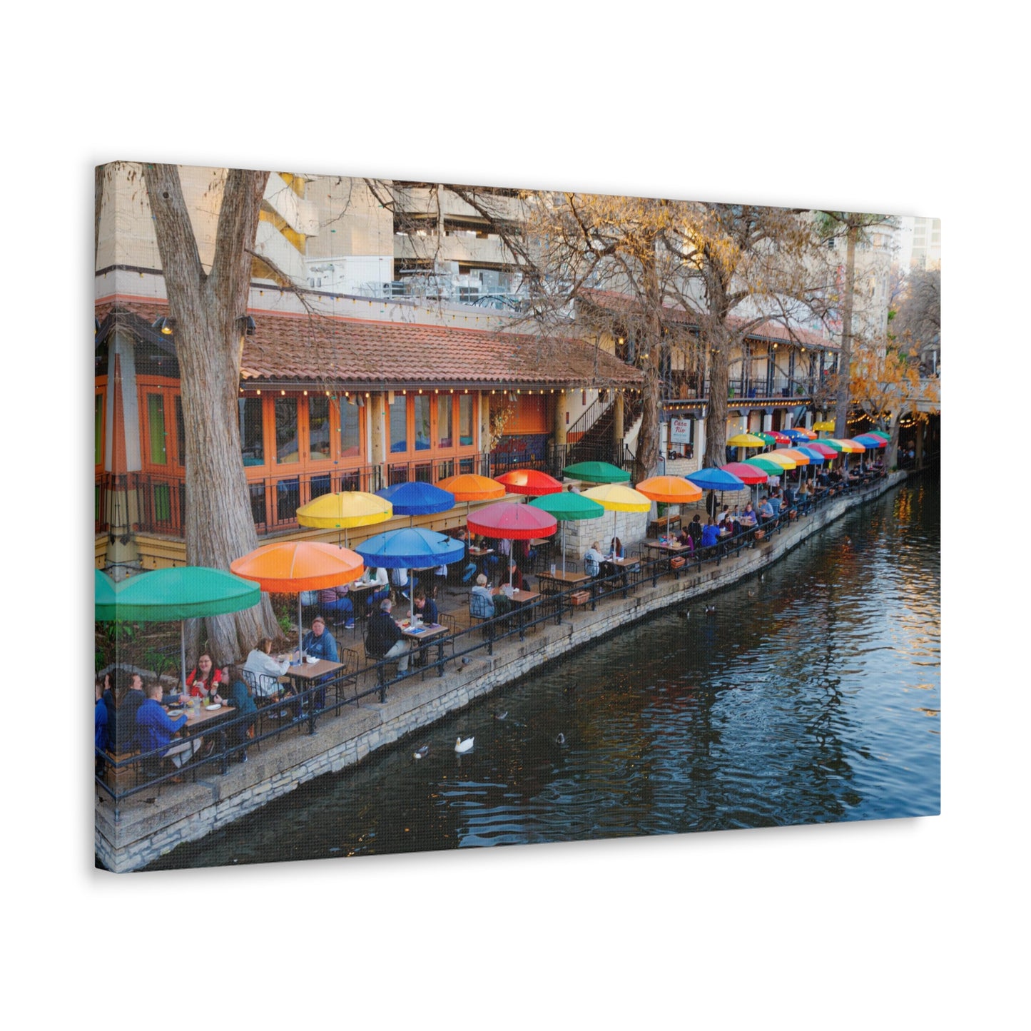 Umbrellas of Casa Rio-Canvas Gallery Wraps