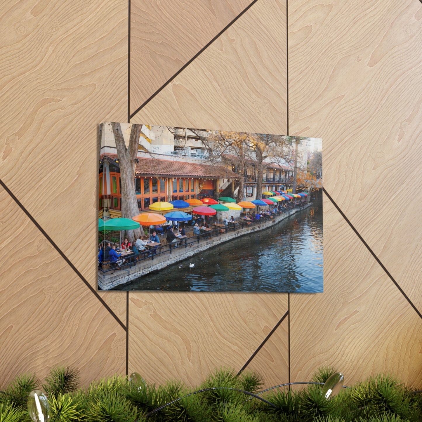 Umbrellas of Casa Rio-Canvas Gallery Wraps