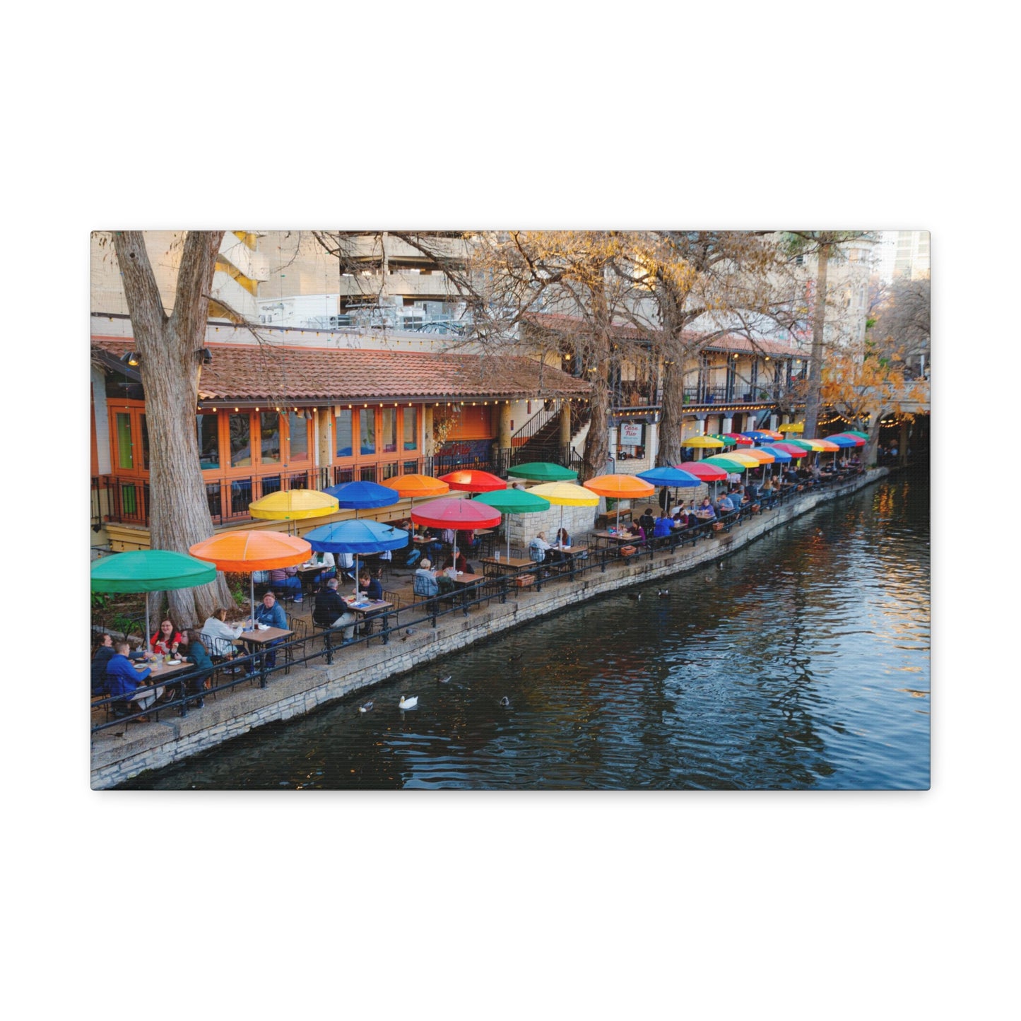 Umbrellas of Casa Rio-Canvas Gallery Wraps