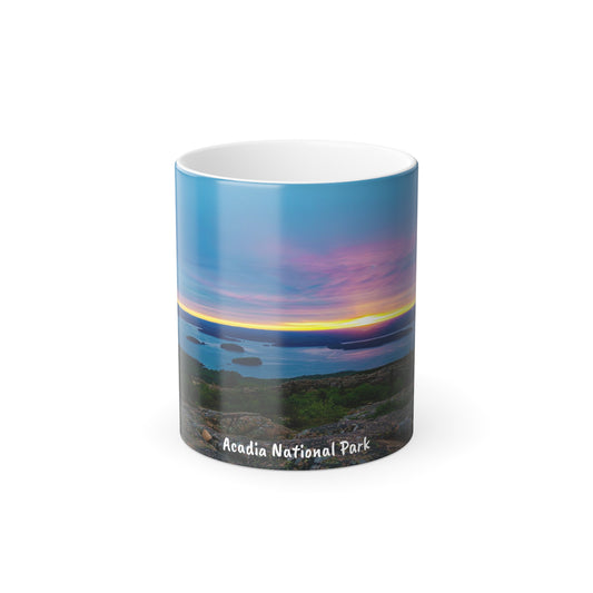 Cadillac Mountain Color Morphing Mug, 11oz