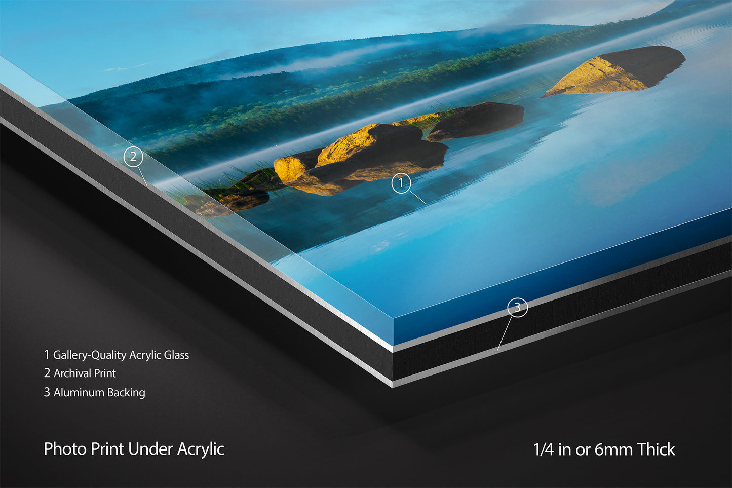 Foggy Morning at Eagle Lake