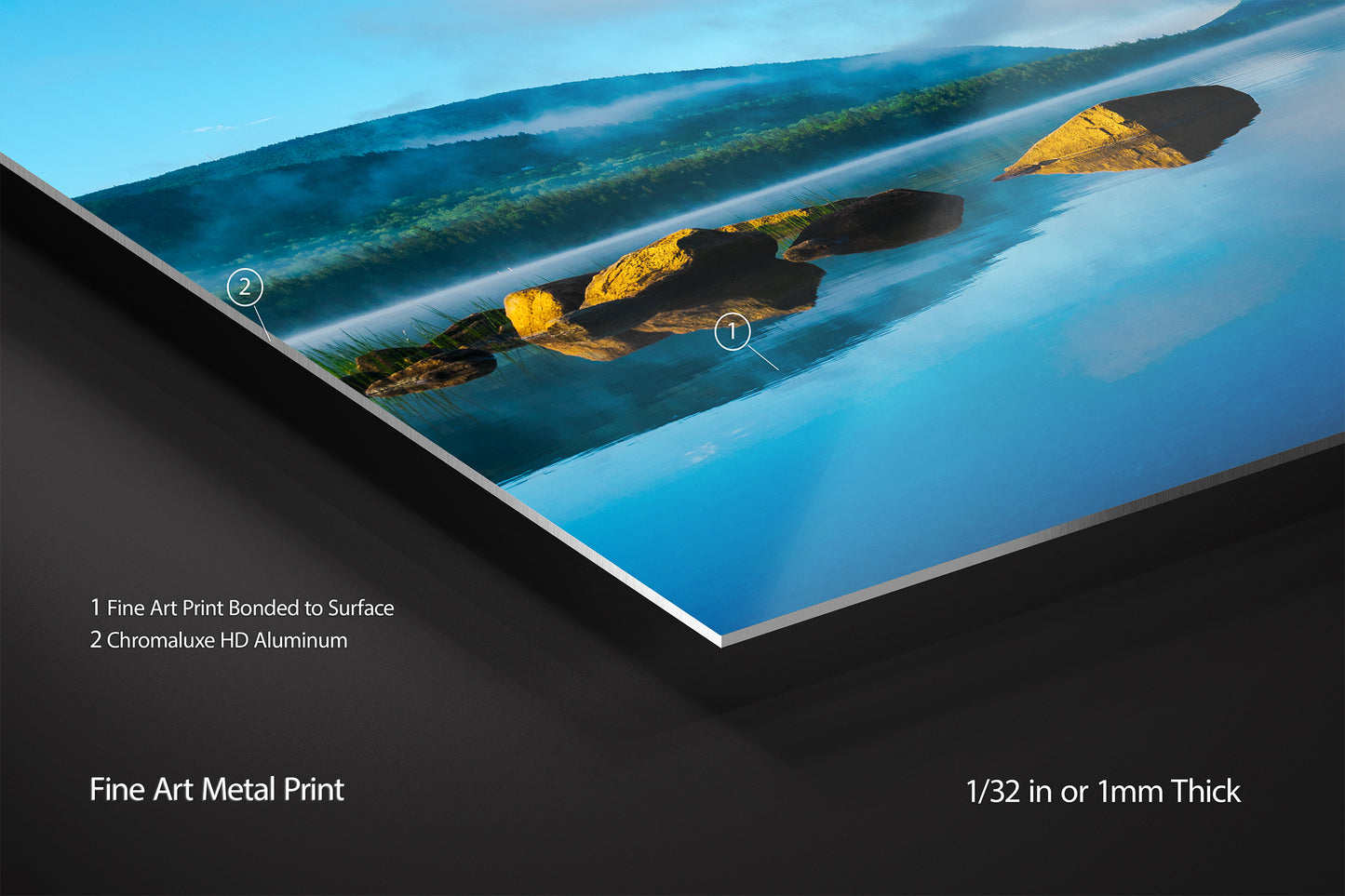 Foggy Morning at Eagle Lake