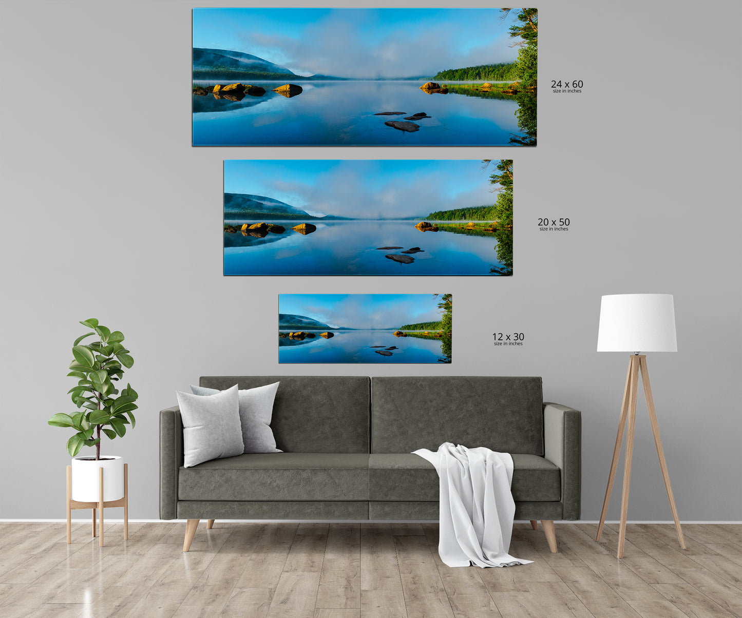 Foggy Morning at Eagle Lake