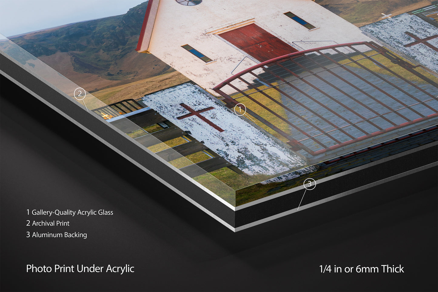 Icelandic Church at Christmas