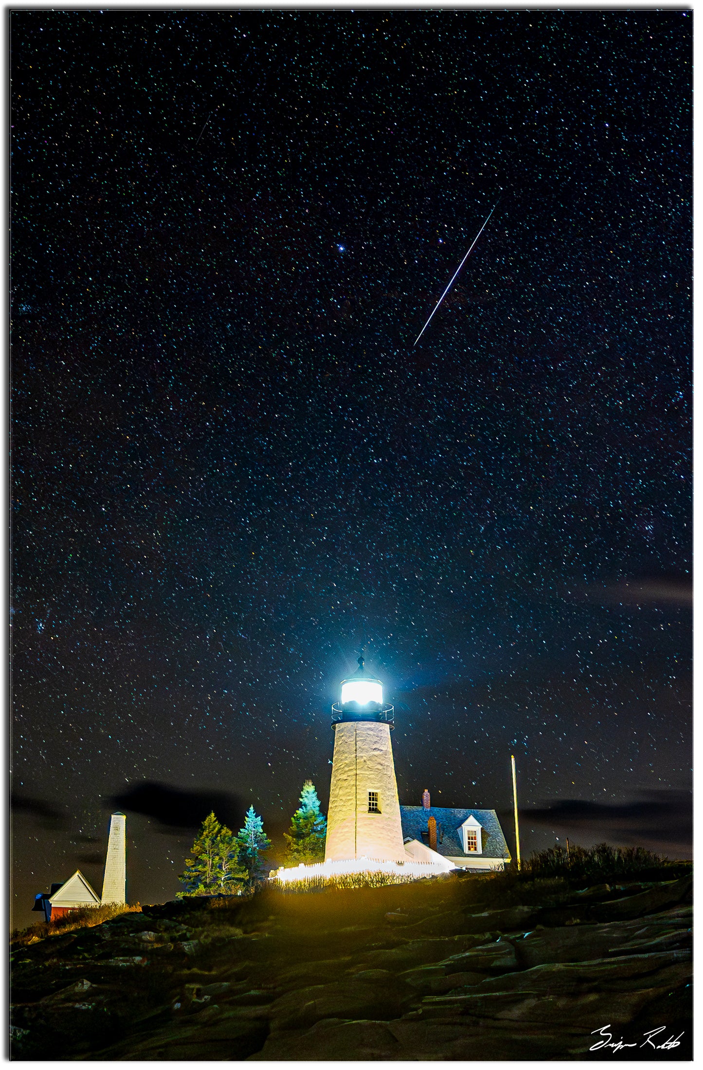 Shooting Star over Pemaquid