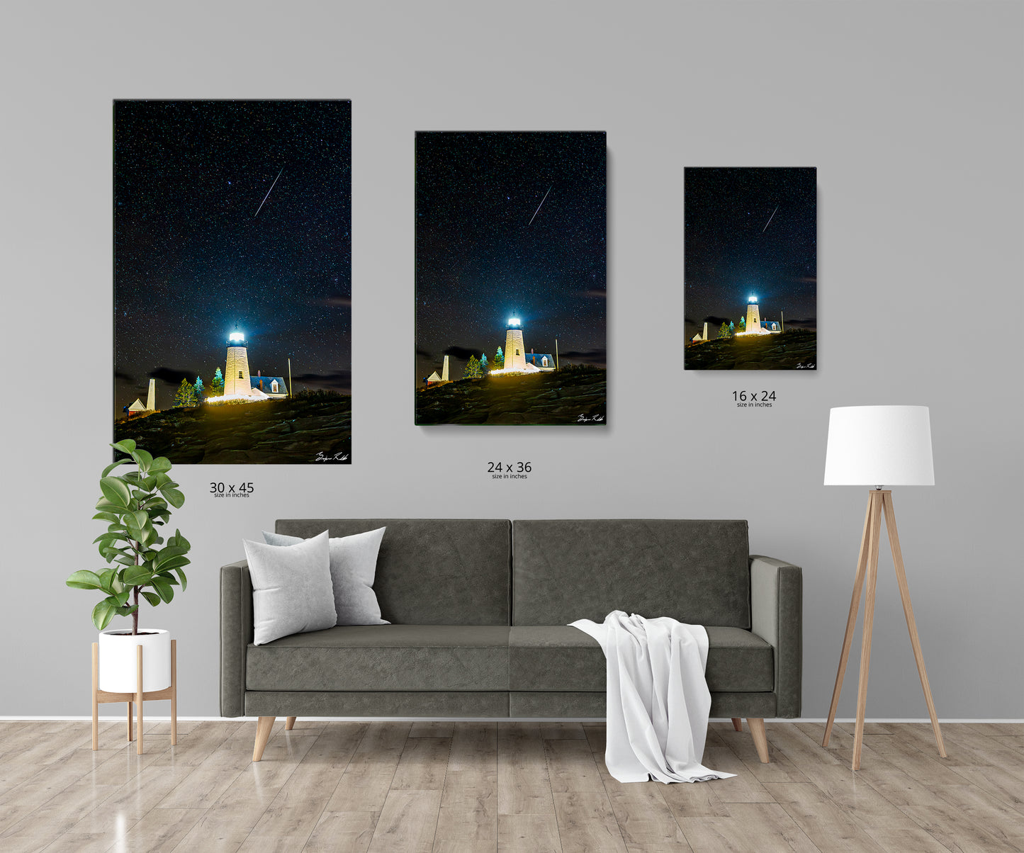 Shooting Star over Pemaquid