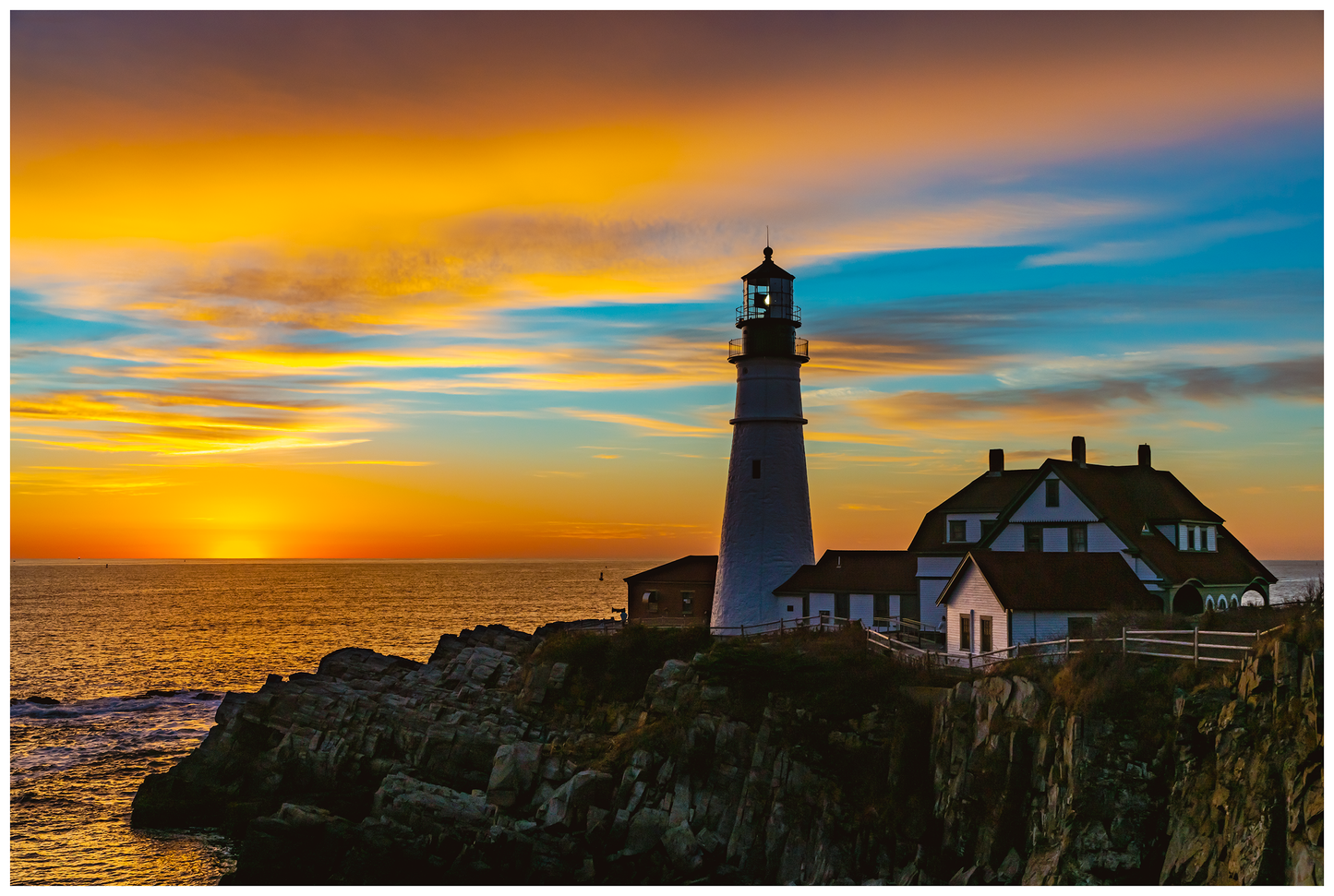 First Light at Portland Head