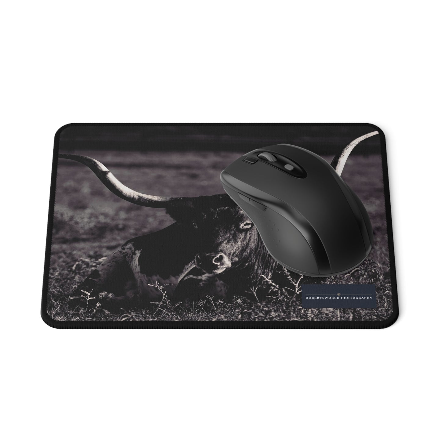 Longhorn at Rest Non-Slip Mouse Pads