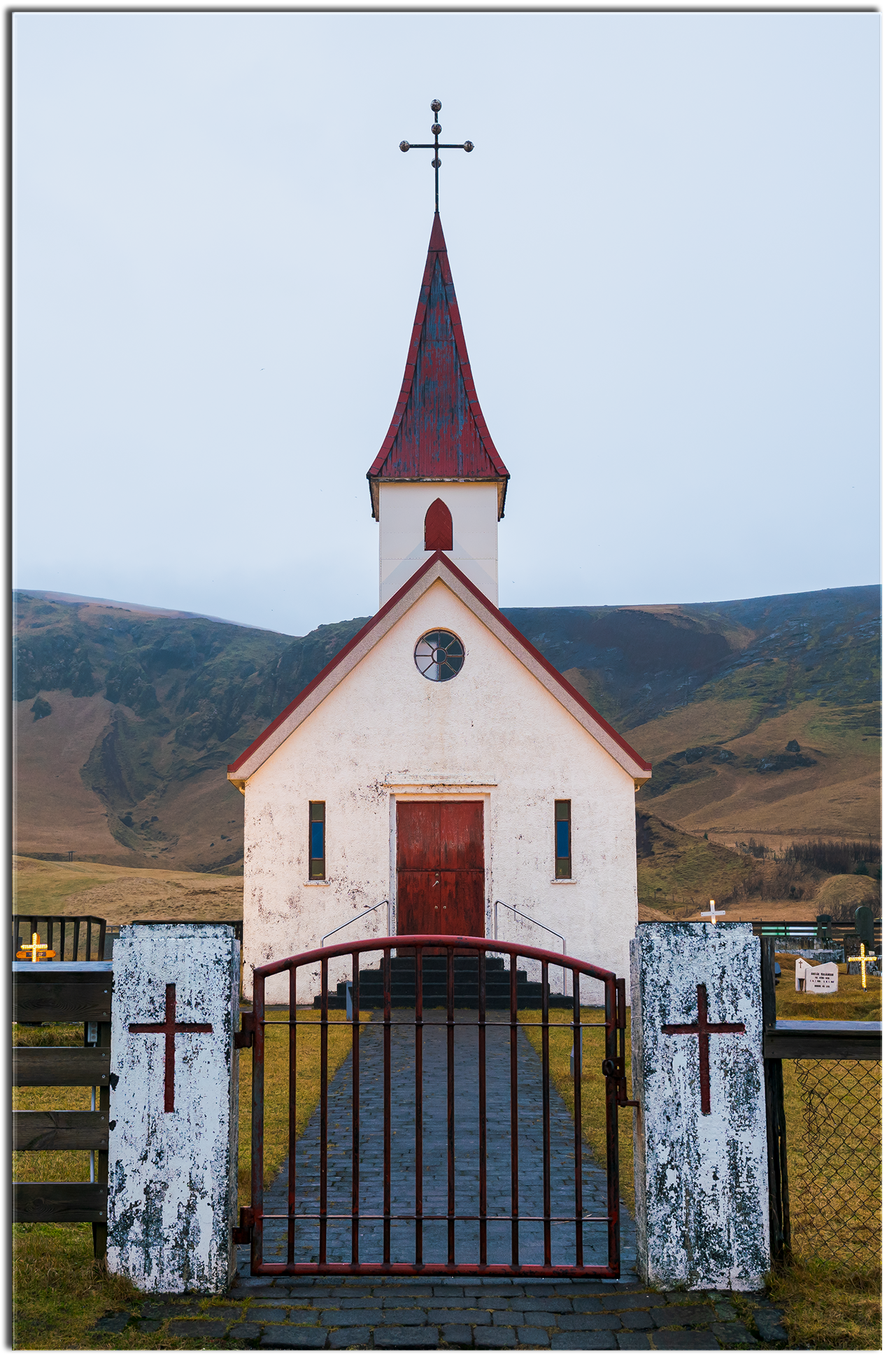 Icelandic Church at Christmas